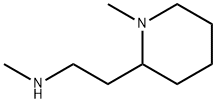 二甲基-(2-哌啶-2-基-乙基)-胺, 60717-49-9, 结构式