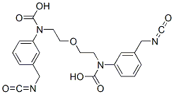 oxydiethylene bis[(3-isocyanatomethylphenyl)carbamate] Structure