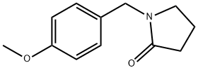 1-(4-Methoxybenzyl)-pyrrolidin-2-one 结构式