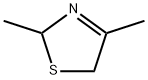 2,5-ジヒドロ-2,4-ジメチルチアゾール 化学構造式