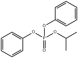 isopropyl diphenyl phosphate Structure