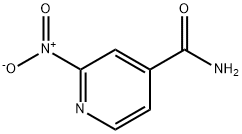 2-NITROPYRIDINE-4-CARBAMIDE Struktur