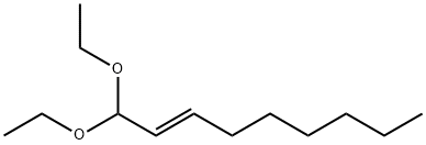 (E)-2-ノネナールジエチルアセタール 化学構造式
