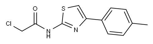 2-CHLORO-N-(4-P-TOLYL-THIAZOL-2-YL)-ACETAMIDE Struktur