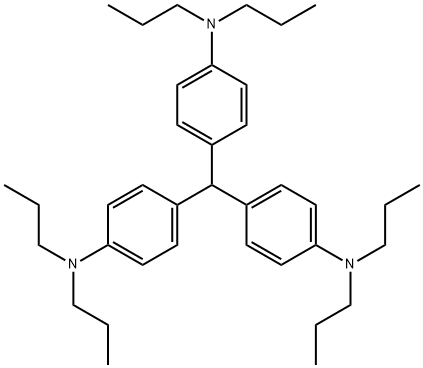 4,4',4''-methylidynetris[N,N-dipropylaniline] Struktur
