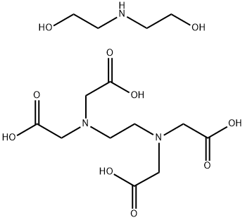 tetrakis(bis(2-hydroxyethyl)ammonium) ethylenediaminetetraacetate Struktur