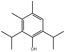 2,6-diisopropyl-3,4-xylenol 结构式