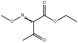 2-メトキシイミノ-3-オキソ酪酸エチル 化学構造式