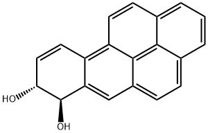 7,8-ジヒドロベンゾ[a]ピレン-7β,8α-ジオール 化学構造式