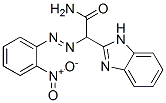 alpha-[(2-nitrophenyl)azo]-1H-benzimidazole-2-acetamide 结构式