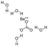 Beryllium carbonate tetrahydrate. Struktur