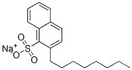 2-Octyl-1-naphthalenesulfonic acid sodium salt Struktur