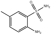 2-氨基-5-甲基苯磺酰胺, 609-55-2, 结构式