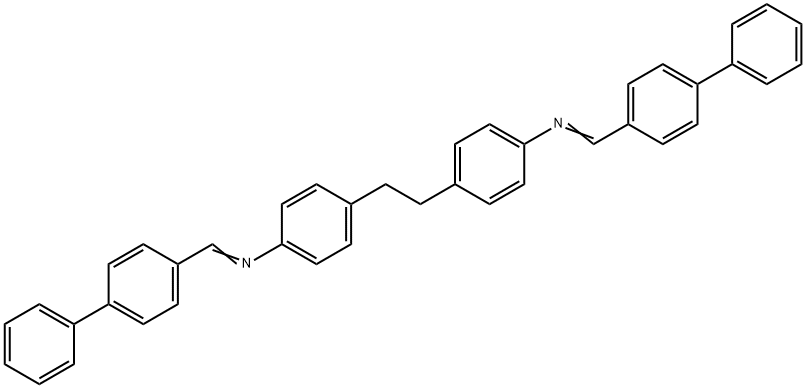 N,N'-Bis(p-phenylbenzylidene)a,a'-Bi-p-toluidine 结构式