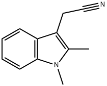 (1,2-DIMETHYL-1H-INDOL-3-YL)-ACETONITRILE Struktur