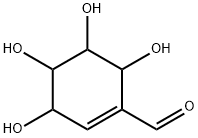 3,4,5,6-Tetrahydroxycyclohexene-1-carbaldehyde Structure