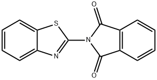 N-(2-Benzothiazolyl)phthalimide Structure