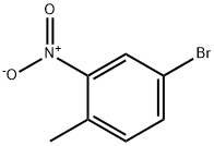 4-ブロモ-2-ニトロトルエン 化学構造式