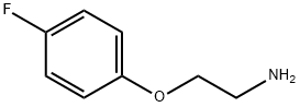 2-(4-フルオロフェノキシ)エタンアミン 化学構造式