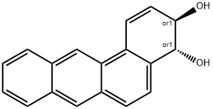 BENZ(A)ANTHRACENE-3,4-DIHYDRODIOL Structure