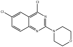 QUINAZOLINE, 4,6-DICHLORO-2-(4-MORPHOLINYL)- Struktur