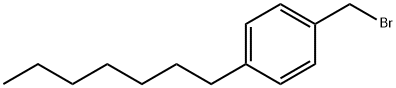 1-(broMoMethyl)-4-heptyl-benzene Structure