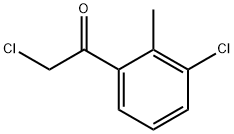Ethanone, 2-chloro-1-(3-chloro-2-methylphenyl)- (9CI) 结构式