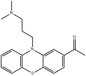 乙酰丙嗪, 61-00-7, 结构式