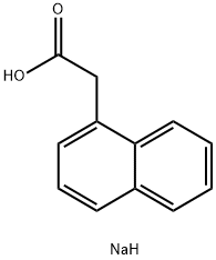 1-萘乙酸钠, 61-31-4, 结构式