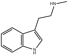 N(omega)-甲基色胺, 61-49-4, 结构式