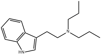 3-[2-(ジプロピルアミノ)エチル]-1H-インドール 化学構造式