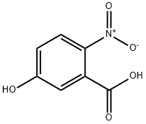 5-羟基-2-硝基苯甲酸, 610-37-7, 结构式