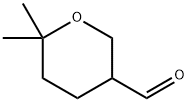 6,6-二甲基-四氢-吡喃-3-甲醛, 61007-06-5, 结构式