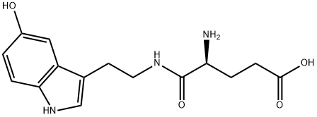 gamma-glutamyl-5-hydroxytryptamine Structure