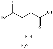 Disodium succinate hexahydrate Structure