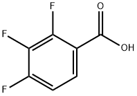 2,3,4-三氟苯甲酸 结构式