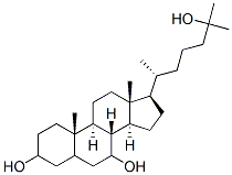 cholestane-3,7,25-triol Structure
