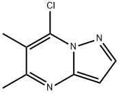 7-CHLORO-5,6-DIMETHYLPYRAZOLO[1,5-A]PYRIMIDINE Structure