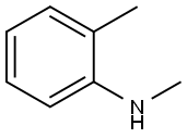 N-甲基-邻甲基苯胺, 611-21-2, 结构式
