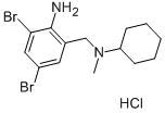 ブロムヘキシン·塩酸塩 化学構造式