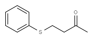 4-(苯硫基)丁烷-2-酮 结构式