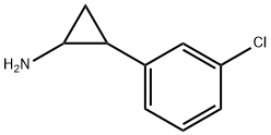 2-(3-CHLORO-PHENYL)-CYCLOPROPYLAMINE Structure