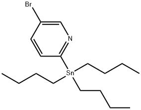 5-Bromo-2-(tributylstannyl)pyridine Struktur