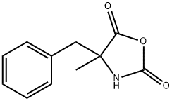 2,5-Oxazolidinedione,  4-methyl-4-(phenylmethyl)- Structure