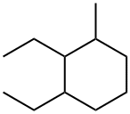 1,2-Diethyl-3-methylcyclohexane Struktur