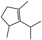 1,3-Dimethyl-2-(1-methylethyl)cyclopentene Structure