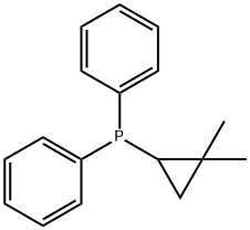 (2,2-Dimethylcyclopropyl)diphenylphosphine Struktur