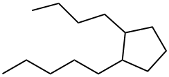 Cyclopentane, 1-butyl-2-pentyl- 结构式