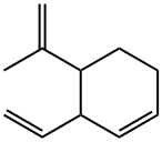 3-Ethenyl-4-(1-methylethenyl)-1-cyclohexene 结构式
