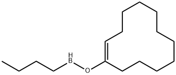 ジエチル(1-シクロドデセン-1-イルオキシ)ボラン 化学構造式